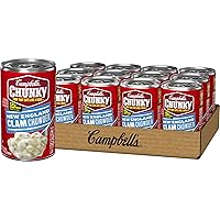 Campbell's Chunky Soup, New England Clam Chowder, 18.8 Ounce Can (Case Of 12)