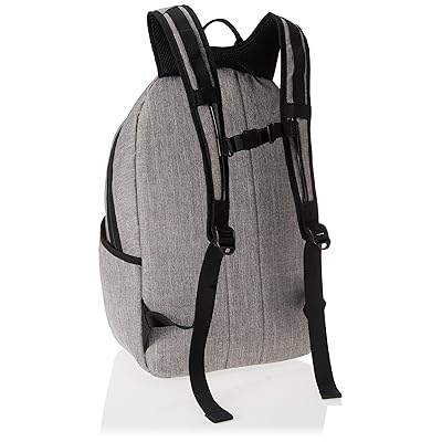  Lacoste Graphic Print Colorblock Backpack, GRIS Chine
