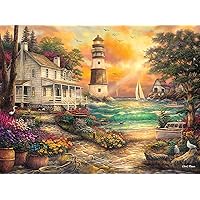Chuck Pinson - Cottage By The Sea - 1000 Piece Jigsaw Puzzle