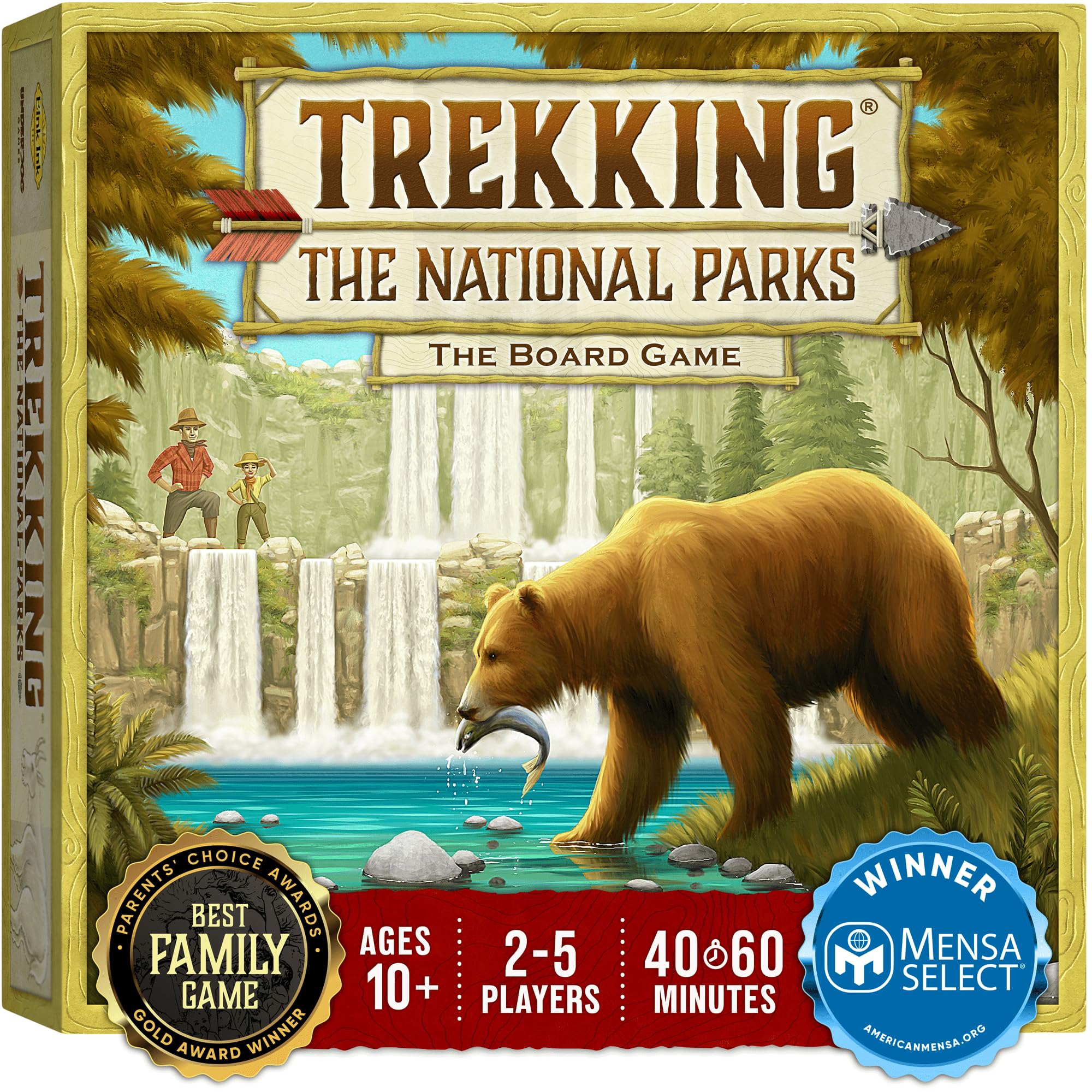 Trekking The National Parks - The Award-Winning Strategy Board Game for Family Night | The Perfect Board Game for National Park Lovers, Kids & Adults | Ages 10 and Up | Easy to Learn