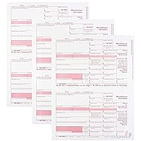 1099 MISC Copy A 2023 Tax Federal Income Form, 100 Laser Tax recipients Pack, (50 Sheets) Compatible with QuickBooks and Accounting Software,
