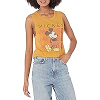 Disney Women's Friends Mickey Mouse Juniors Muscle