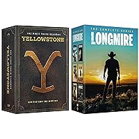 Yellowstone Season 1-3 and Longmire Complete Series DVD Best American Western Series Gift Box Set