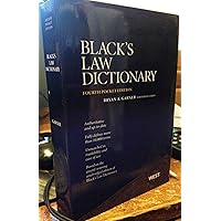 Black's Law Dictionary Black's Law Dictionary Paperback
