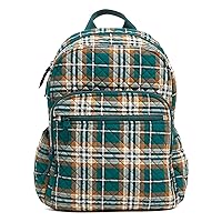 Vera Bradley Cotton Campus Backpack, Orchard Plaid