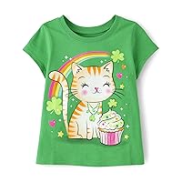 The Children's Place Baby Toddler Girls Short Sleeve Graphic T-Shirt