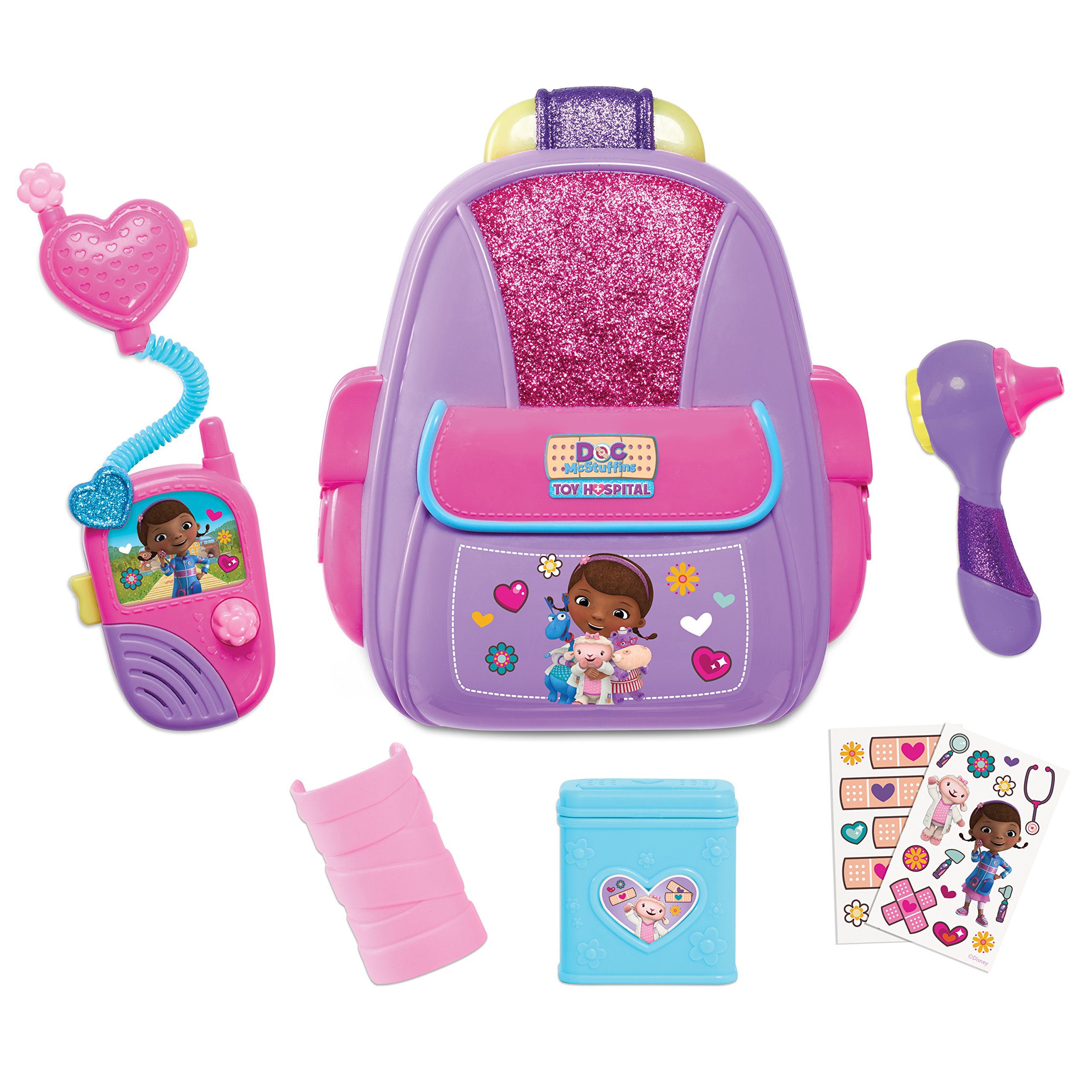 Doc McStuffins First Responders Backpack Set, by Just Play