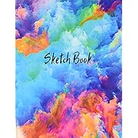 Sketch Book: Notebook for Drawing, Writing, Painting, Sketching or Doodling, 120 Pages, 8.5x11 (Premium Abstract Cover vol.4)