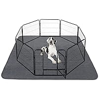 Washable Pee Pads for Dogs,Dog Pee Pads for Puppy Playpen,Puppy Kennel,Dog Crate-Quick Heavy Absorbency,Waterproof,Nonslip,Ideas for Pet Supplies,Gray,72