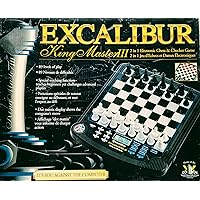 Excalibur 911E-3 King Master III Electronic Chess & Checkers Game