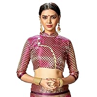 Women's Readymade Indian Designer Stitched Party Wear Bollywood Padded Blouse for Saree Crop Top Choli