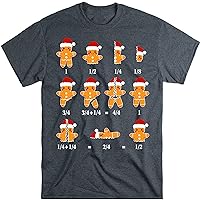 Math Teacher Shirt, Christmas Math Teacher Shirt, for Teacher, Equation Gingerbread Shirts,Cookie Santa Hat Shirt