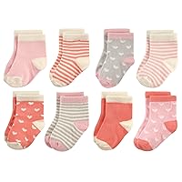 Baby Girls' Cotton Rich Newborn and Terry Socks