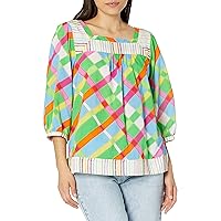 Women's Embroidered Square Neck Top with Flutter Sleeves