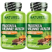 Prostate & Urinary Health, Comprehensive Formula with Saw Palmetto, Pygeum, Tumeric, Plant Sterols, Broccoli and Lycopene, 120 Vegetarian Capsules