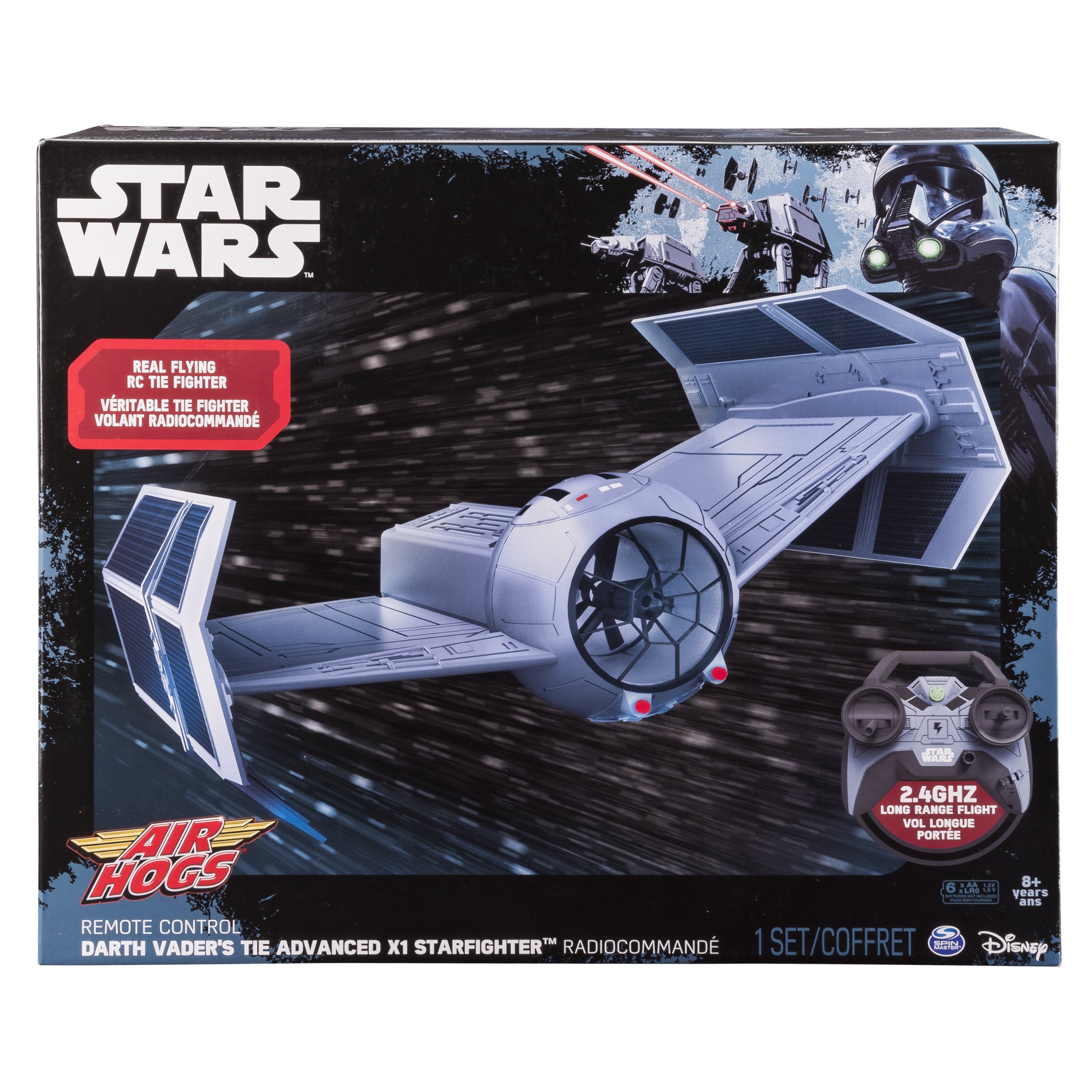 Air Hogs Star Wars Rouge1 Tie Fighter Advance Vehicle