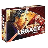 Pandemic Legacy Season 1 Red Edition Board Game | Board Game for Adults and Family | Cooperative Board Game | Ages 13+ | 2 to 4 players | Average Playtime 60 minutes | Made by Z-Man Games