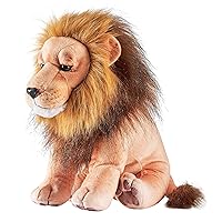 Wild Republic Artist Collection, Lion, Gift for Kids, 15 inches, Plush Toy, Fill is Spun Recycled Water Bottles.