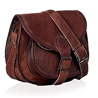 Leather Purse for Women Genuine Brown Leather Crossbody Bag Ladies Bags Satchel Travel Tote Shoulder Sling Bag