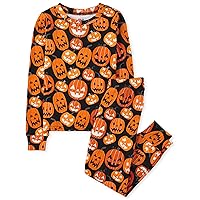 The Children's Place Kids' Family Matching, Halloween Pajama Sets, Cotton