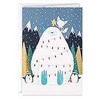 Hallmark UNICEF Boxed Christmas Cards, Yeti (12 Cards and 13 Envelopes)