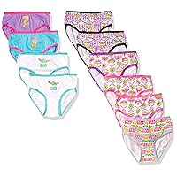 STAR WARS Girls' Baby Yoda Mandalorian 100% Cotton Underwear Multipacks Available in Sizes 4, 6, and 8