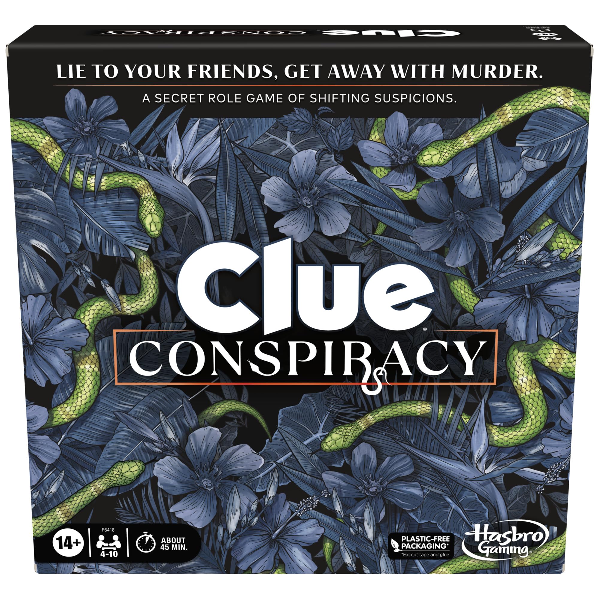 Clue Conspiracy Board Game for Adults and Teens | Secret Role Strategy Games | Ages 14+ | 4-10 Players | 45 Mins.| Mystery & Party Games