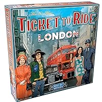 Ticket to Ride London Board Game - Train Route-Building Strategy Game, Fun Family Game for Kids & Adults, Ages 8+, 2-4 Players, 10-15 Minute Playtime, Made by Days of Wonder