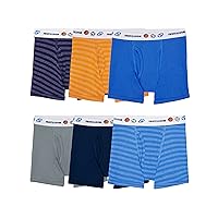 Boys' and Toddler Boxer Briefs, Tag Free & Breathable Underwear, Assorted Color Multipacks