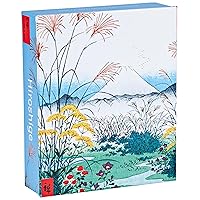 Hiroshige - Seasons QuickNotes: Our Standard Size Set of 20 Notecards in a box with Magnetic Closure