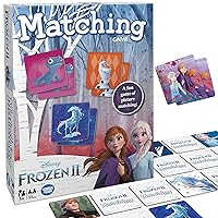 Frozen 2 Matching Game by Wonder Forge | For Boys & Girls Age 3 to 5 | A Fun & Fast Memory Game for Kids | Anna, Elsa, Kristoff, Olaf, Sven, and more