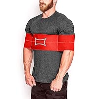 Sling Shot Mark Bell Original Exercise Assistance Workout Band for Men and Women to Assist with Bench Press, Dips, and Push Ups - (Level 3 Tension, Red)
