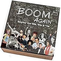Board Game | '50s, 60s and '70s Pop Culture & Music Trivia Game | Best Party Game for Baby Boomers & Seniors for Friends, Parents & Grandparents