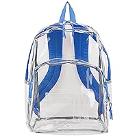 Eastsport Backpack, Clear/Blue, One Size