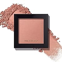 Revlon Blush, Powder Blush Face Makeup, High Impact Buildable Color, Lightweight & Smooth Finish, 006 Naughty Nude, 0.17 oz