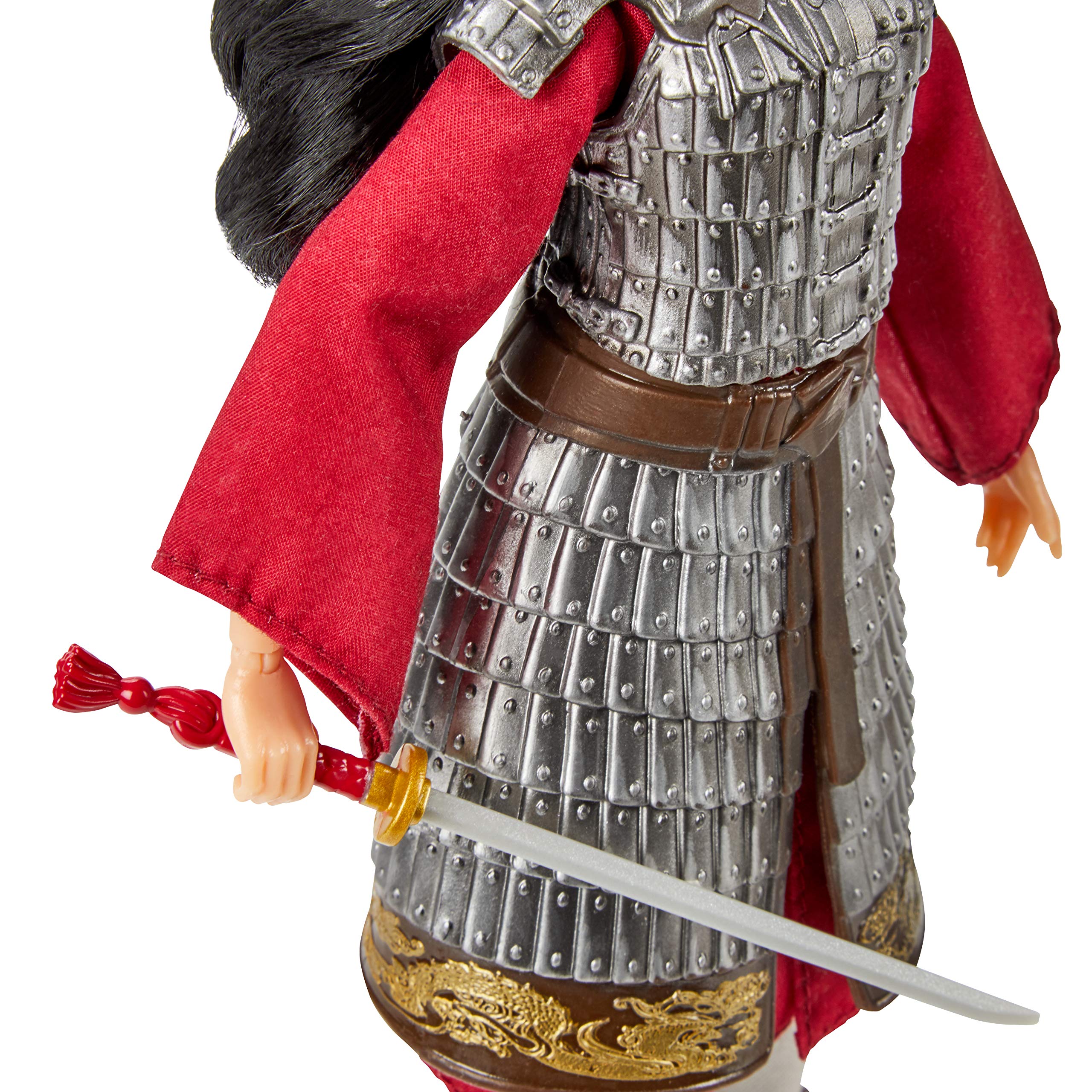 Disney Mulan and Xianniang Dolls with Helmet, Armor, and Sword, Inspired by Disney's Mulan Movie, Toy for Kids and Collectors