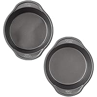 Wilton Perfect Results Premium 6-inch Non-Stick Round Cake Pan Set, 2-Piece, Steel