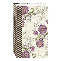 3-Ring Photo Album 300 Pockets Hold 4x6 Photos, Berry Blossoms Design