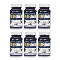 American BioSciences ImmPower - AHCC Mushroom Supplement for Immune Support - 30 Capsules, 500 mg (6 Pack)