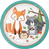 Creative Converting Wild One Woodland Paper Plates, 24 ct