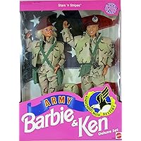 Star 'N Stripes ARMY Barbie & Ken Deluxe Set
