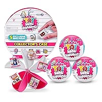 5 Surprise Toy Mini Brands Series 2 by ZURU (Collectors Case + 3 Pack Capsules) Amazon Exclusive Mystery Real Miniature Collectible Toys