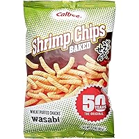 Shrimp Chips Wasabi, 3.3 oz (Pack of 3)