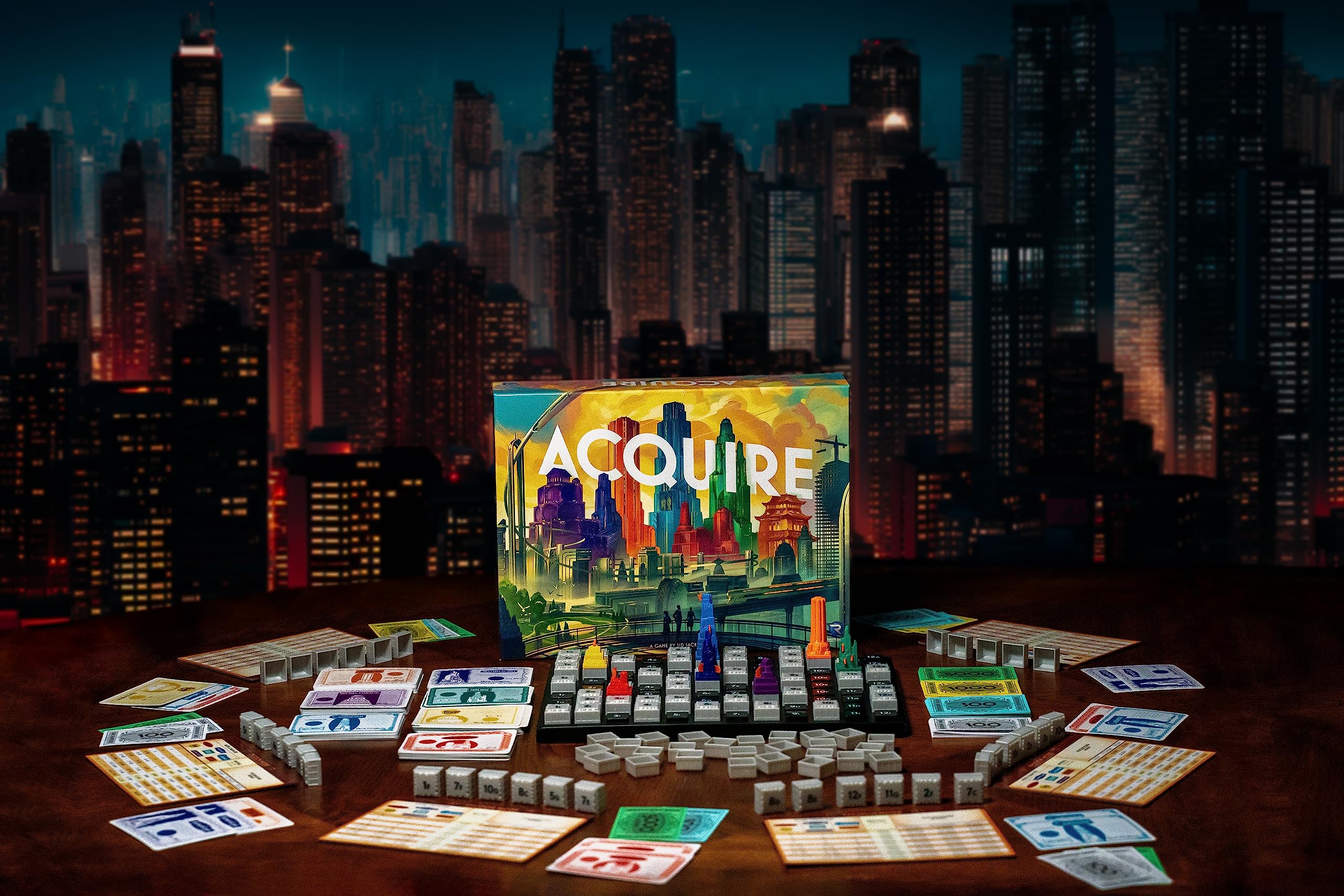 Renegade Game Studios | Acquire Strategy Board Game for 2-6 Players, Ages 12+ with 2 Play Modes