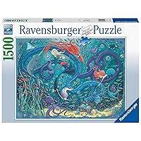 Ravensburger - 1500 Pieces Mermaid Puzzle, Gift Idea for Her or Him, Adult Puzzles