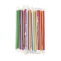 Good Cook 25-Count Colorful Milkshake Straws