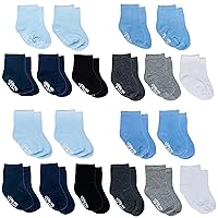 20-Pack Newborn Baby Infant & Toddler Unisex Socks, For Baby Girl or Boy, 0-12 & 12-24 Months, Assorted Size Pack
