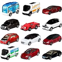 Matchbox Cars, MBX Electric Drivers 12-Pack, Set of 12 Toy Electric Vehicles in 1:64 Scale, Plastic Free Packaging (Styles May Vary)