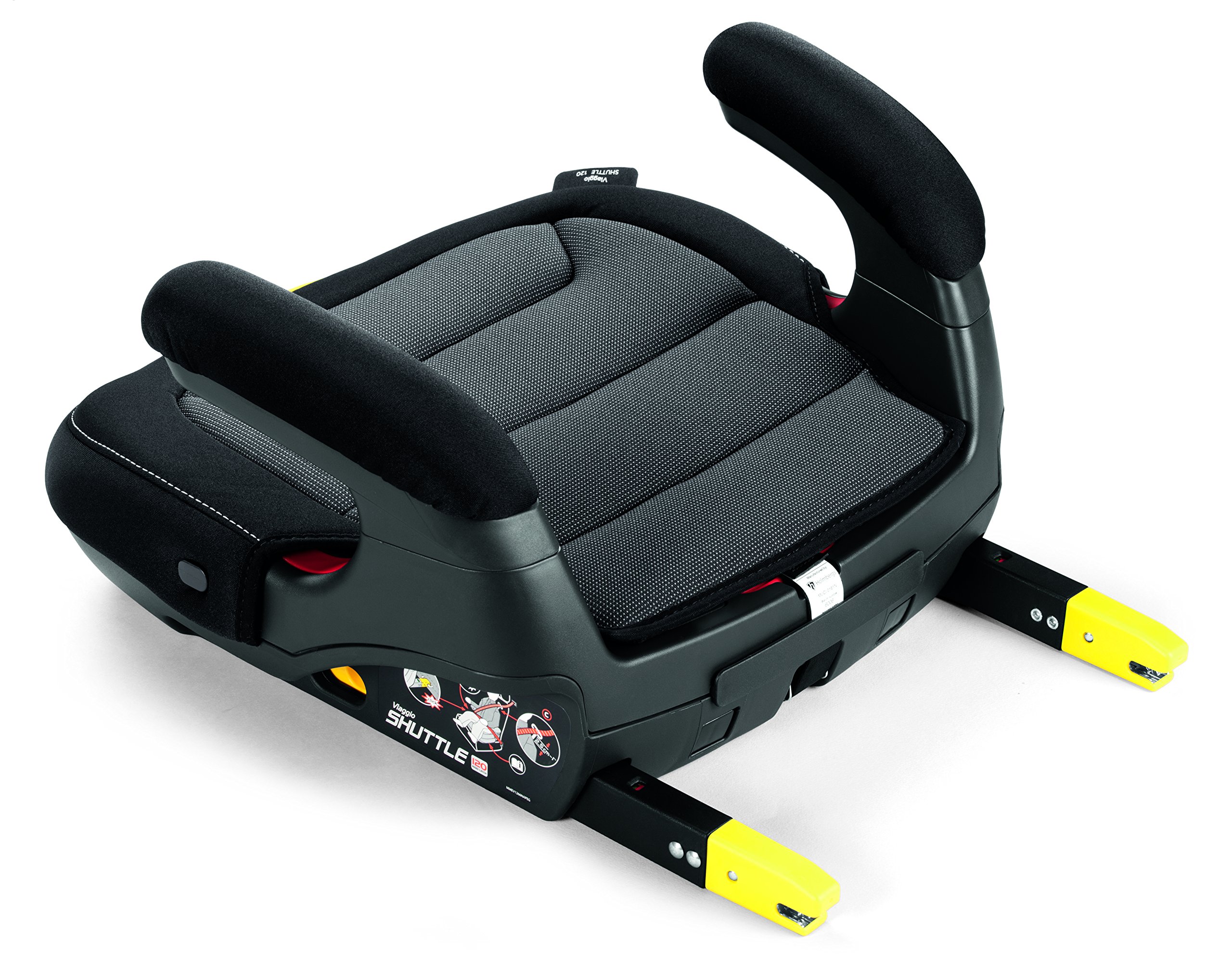 Peg Perego Viaggio Shuttle - Booster Car Seat - for Children from 40 to 120 lbs - Made in Italy - Licorice (Black)