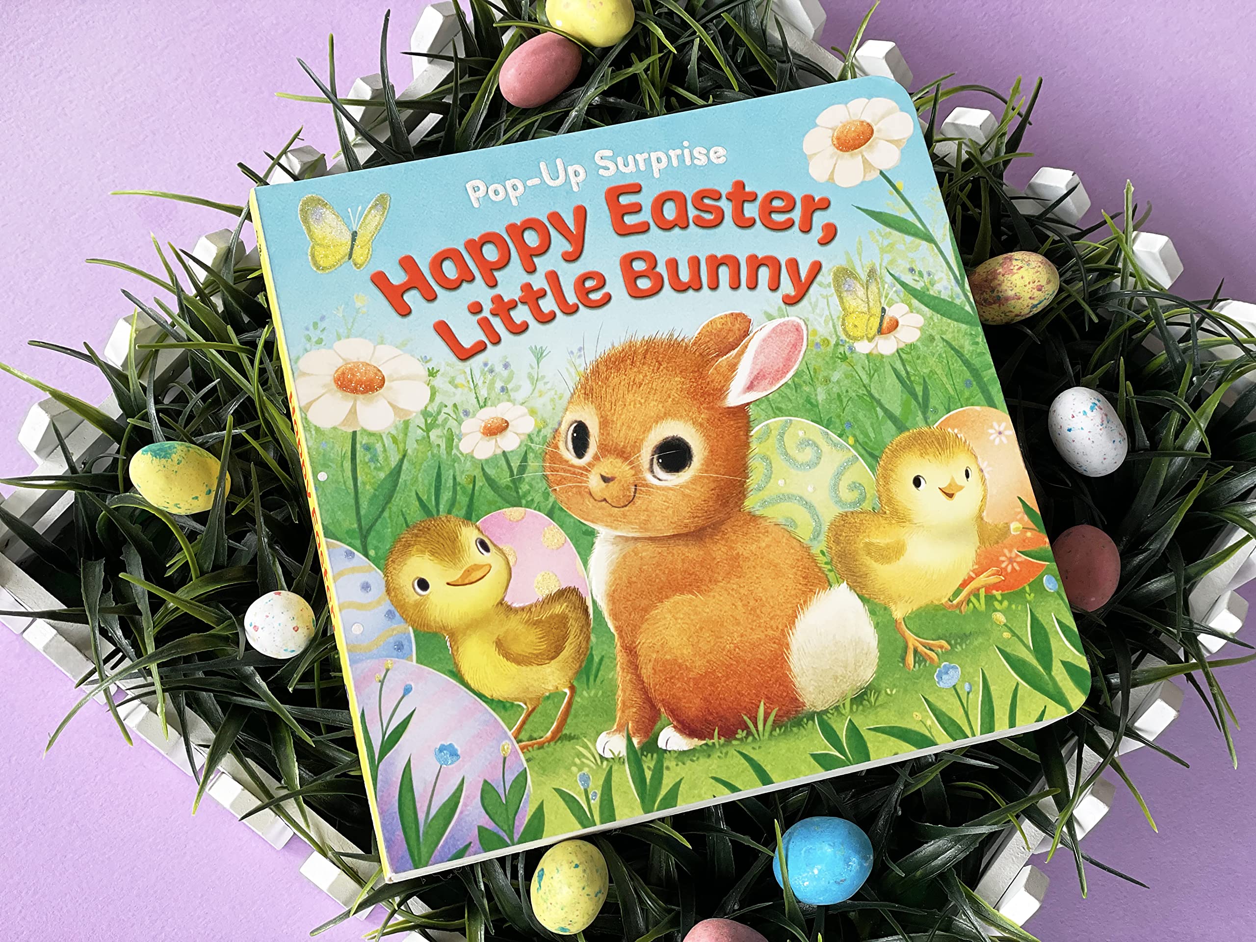 Happy Easter, Little Bunny Deluxe Lift-a-Flap & Pop-Up Surprise Children's Board Book,